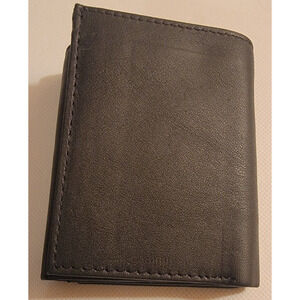 Marshal Black Leather Wallet